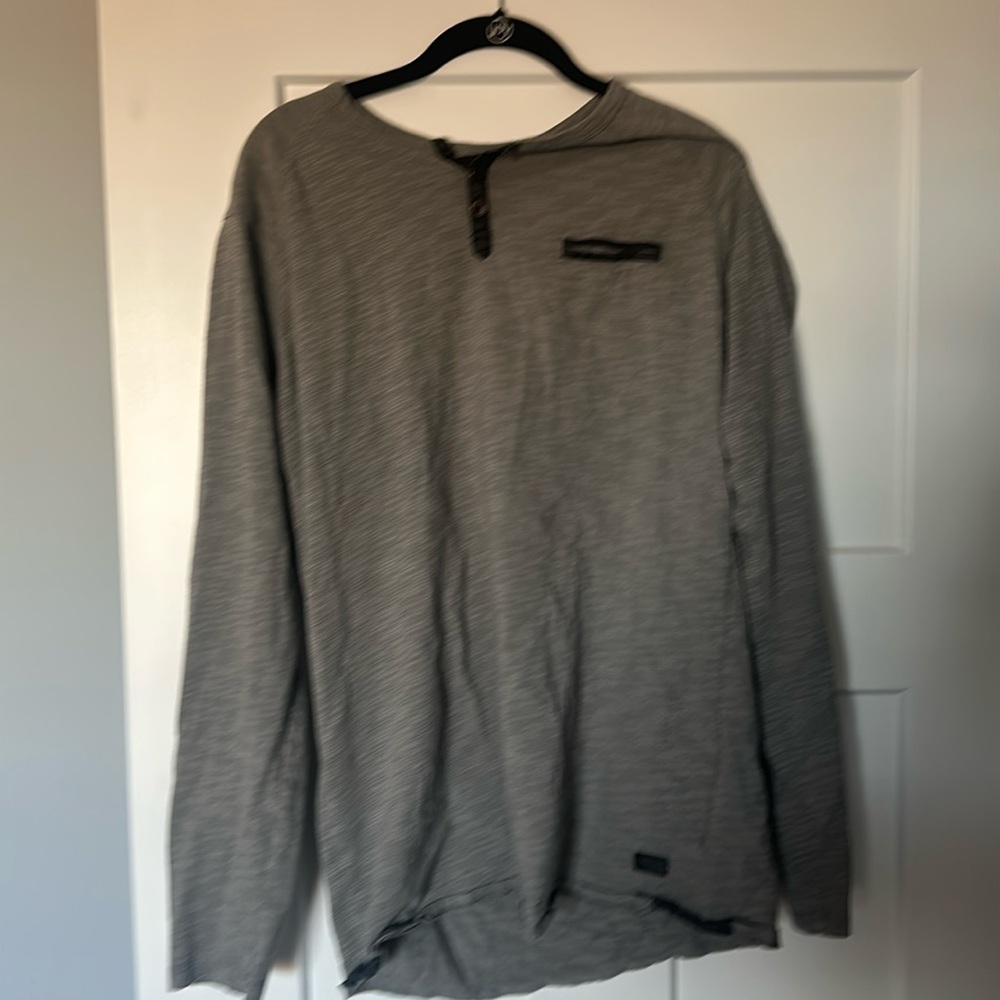 Outpost makers grey Henley long sleeve